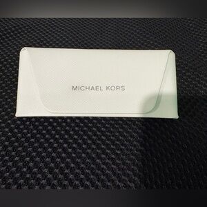 Michael Kors White Eyeglass Case